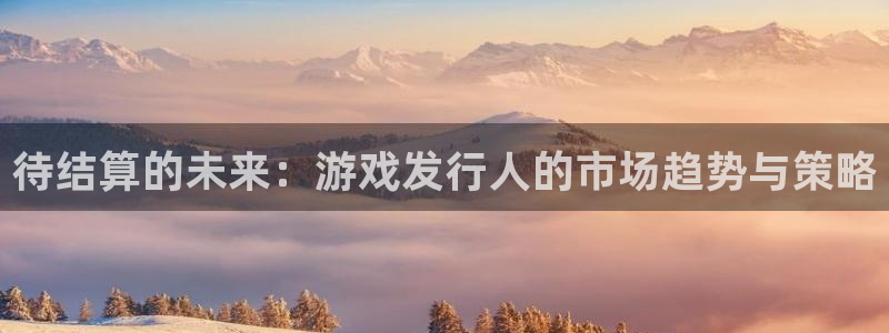 亿万28平台：待结算的未来：游戏发行人的市场趋势与策略