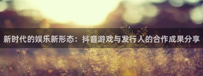 江苏亿万28人力资源有限公司怎么样：新时代的娱乐新形态：抖音游戏与发行人的合作成果分享